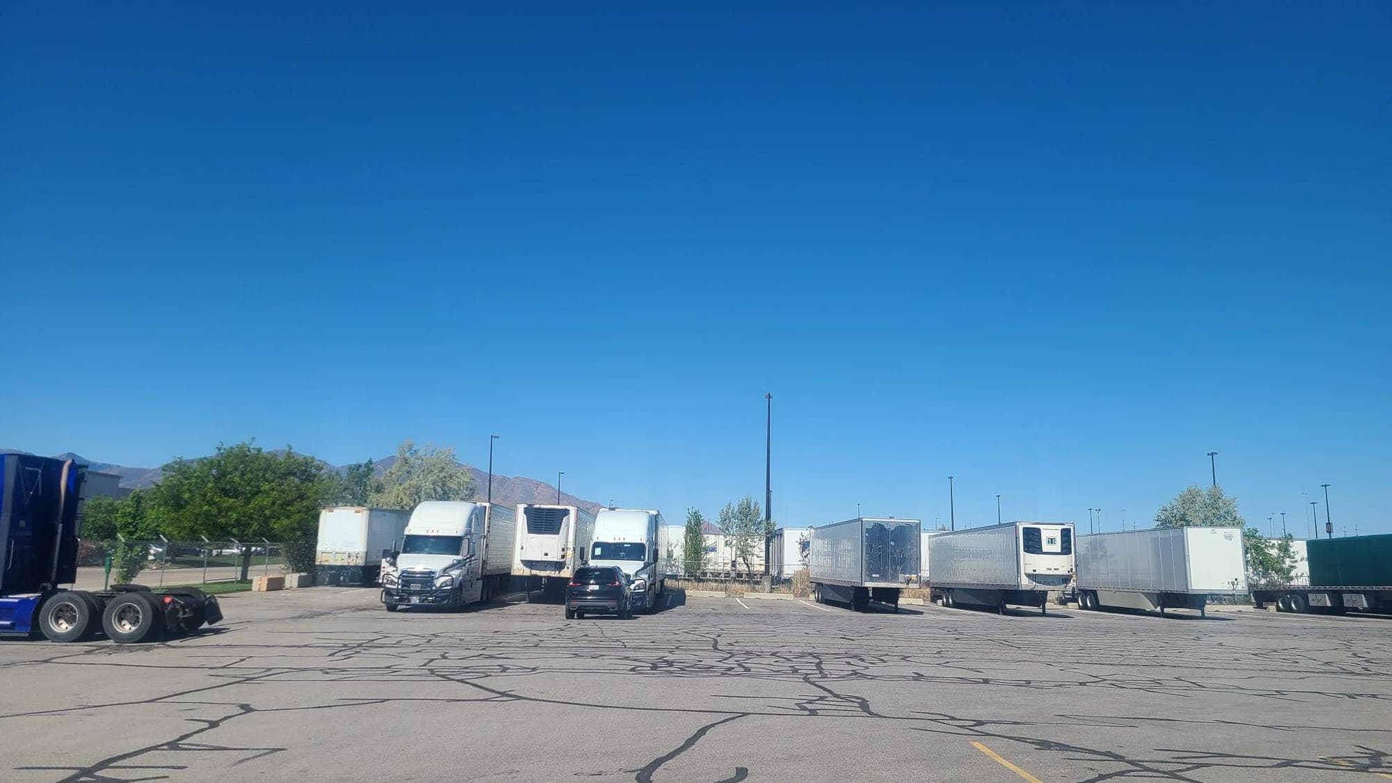 Secured truck yard at 5114 W 2400 S, West Valley City